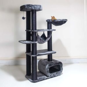 Cat Tree Interstate 178 - Pepper- 12 cm post - XXL – for multiple cats