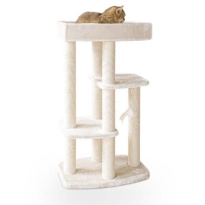 Cat tree Springfield 107 - cream - 9cm Post - Solid