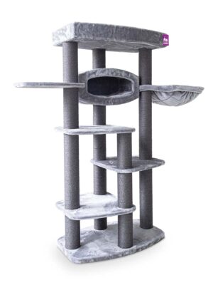 Cat tree Drive 179 - Grey- 12 cm Post - XXL – multiple cats