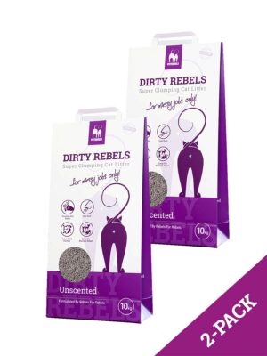 Cat litter 10L Unscented - 2-pack