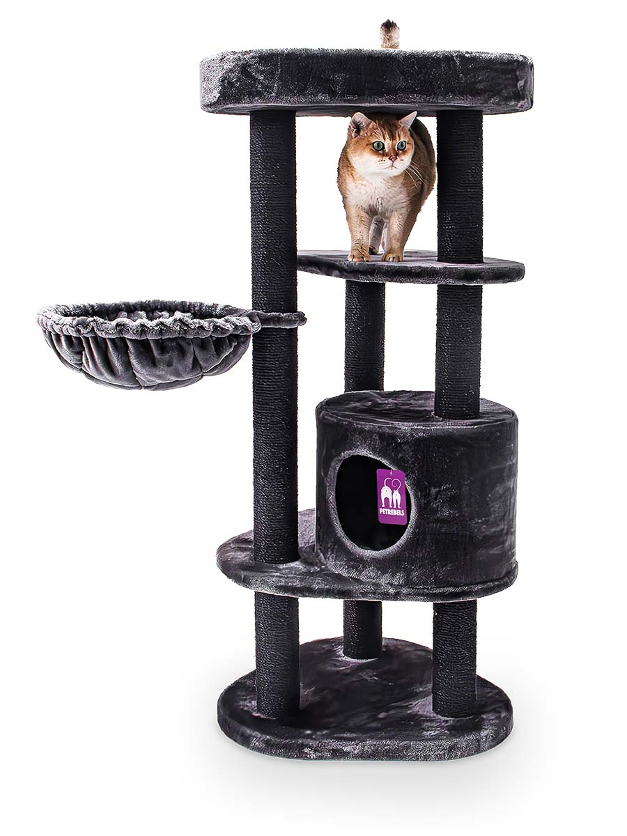 Cat Tree Charlotte 134 - Pepper - Petrebels