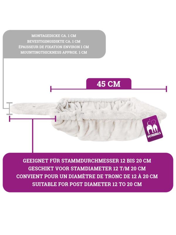 Hangmat Sleeper ZIP square XL 45cm