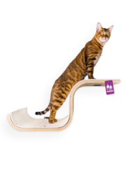 Arbre à chat Mural Scratch 70 - Rusty Oak - Fixation murale - design