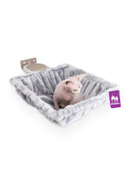 Arbre à chat Mural Hang square 1240 set - Old Grey - Hamac - Lavable