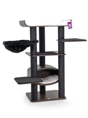 Krabpaal Scorpius 150 - Wengé - 12 cm stam - Handgemaakt