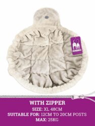 Hamac Sleeper ZIP XL 48cm - Crème - lavable - Avec fermeture éclair