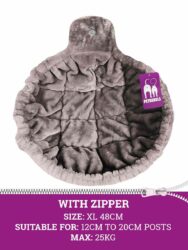 Hamac Sleeper ZIP XL 48cm - Cappuccino - lavable - Avec fermeture éclair