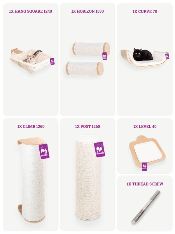 Kattenmuur – Combiset 11