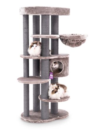 Arbre à chat Isabella 170 - Cappuccino - poteau 9 et 12 cm diamètre - XXL