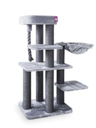 Arbre à chat Suite 139 - Grise - 12cm poteau - incl hamacs