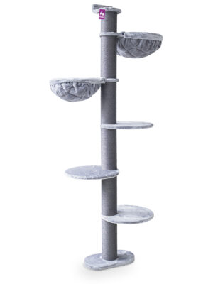 Krabpaal Estate 234 - Grey - 15 cm stam - Muurbevestiging