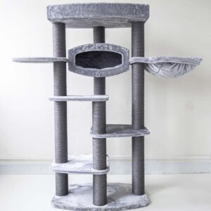 Arbre à chat Drive 179 - Grey- 12 cm poteau - XXL – pour plusieurs chats