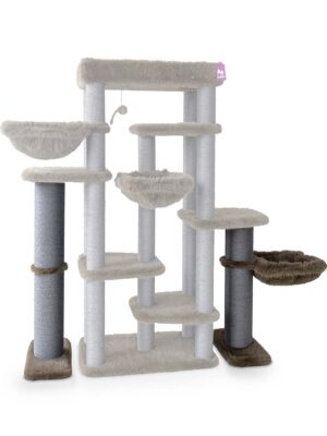 Arbre à chat Scenery 204 - XL kit d'extension - Mocha - 20 cm poteau - XXL – pour plusieurs chats