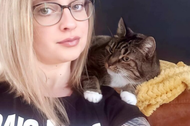 Melissa et son chat