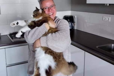 jeannete avec son chat