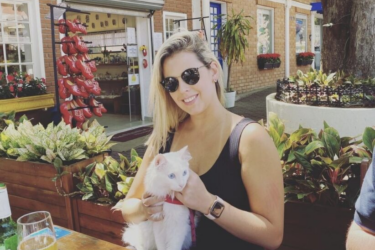 bruna et son ragdoll