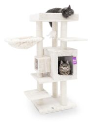 Krabpaal Cleopatra 134 - Cream - 9 cm stam - met hangmat