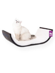Kattenmuur Curve 70 - Wengé