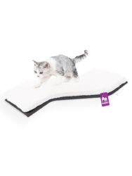 Kattenmuur Wave 70 - Wengé - Muurbevestiging - design