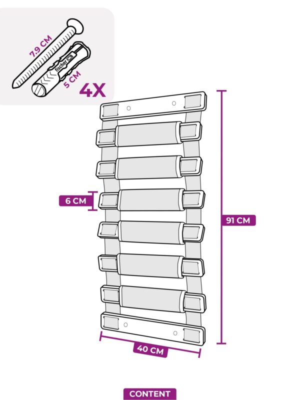 Kattenmuur Ladder 91