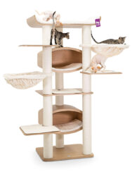 Krabpaal Scorpius 187 - Rusty Oak - 12 cm stam - Handgemaakt