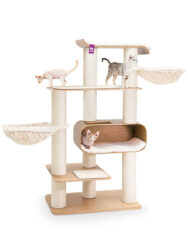 Krabpaal Virgo 173 - Rusty Oak - 15 cm stam - Handgemaakt