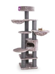 Krabpaal Jane 175 - Cappuccino - 12 cm stam - met hangmat