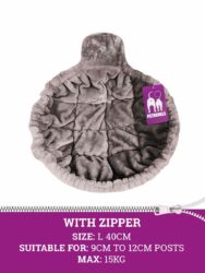 Hangmat ZIP L 40cm - Cappuccino - uitwasbaar - met rits