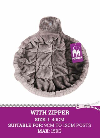 Hangmat ZIP L 40cm - Cappuccino - uitwasbaar - met rits