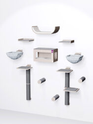Kattenmuur - Combiset 3 - Old Grey - design