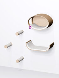 Kattenmuur – Combiset 10 - Rusty Oak - design