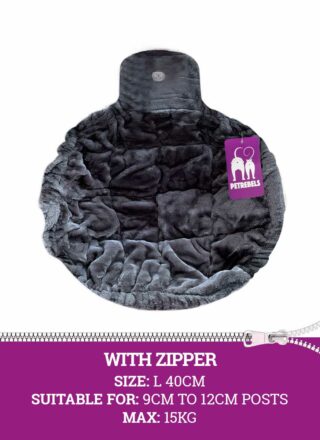Hangmat ZIP L 40cm - Pepper - uitwasbaar - met rits
