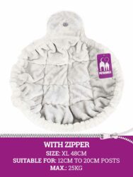 Hangmat ZIP XL 48cm - Off White - uitwasbaar - met rits