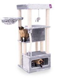 Krabpaal Lodge 150 - Grey - 9 cm stam - met hangmat