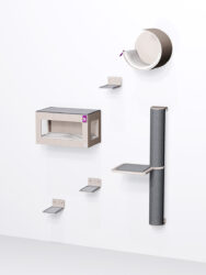 Kattenmuur -Combiset 9 - Old Grey - design