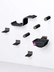 Kattenmuur -Combiset 13 - Wengé - design