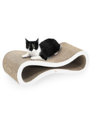 Krabkarton kat Simba 75 - White - Recycled karton - 100% natuurlijk