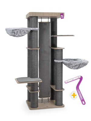 Krabpaal Orion 189 - Old Grey - 15 cm stam - Handgemaakt