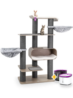 Krabpaal Virgo 173 - Old Grey - 15 cm stam - Handgemaakt