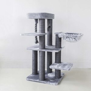 Krabpaal Suite 139 - grey - 12cm stam - incl hangmat