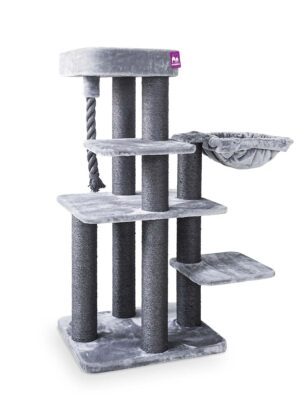 Krabpaal Suite 139 - grey - 12cm stam - incl hangmat