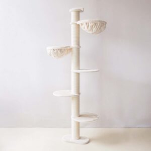 Krabpaal Estate 234 - Cream - 15 cm stam - Muurbevestiging