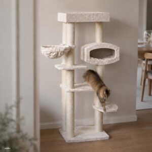 Krabpaal Drive 167 - Cream- 12 cm stam - XXL – meerdere katten