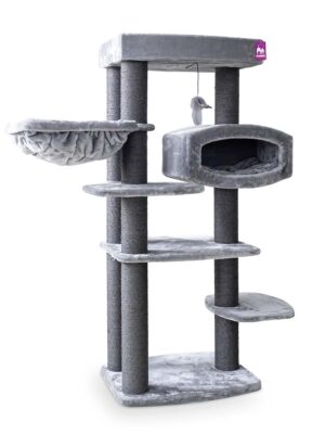 Krabpaal Drive 167 - Grey- 12 cm stam - XXL – meerdere katten