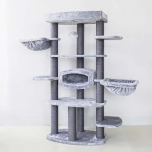 Krabpaal Drive 191 - Grey- 12 cm stam - XXL – meerdere katten