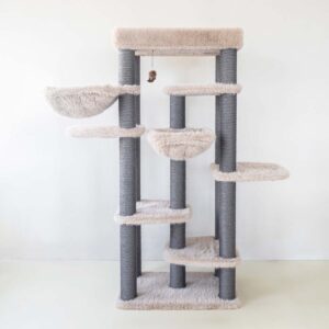 Krabpaal Scenery 204 - Latte - 12 cm stam - XXL – meerdere katten